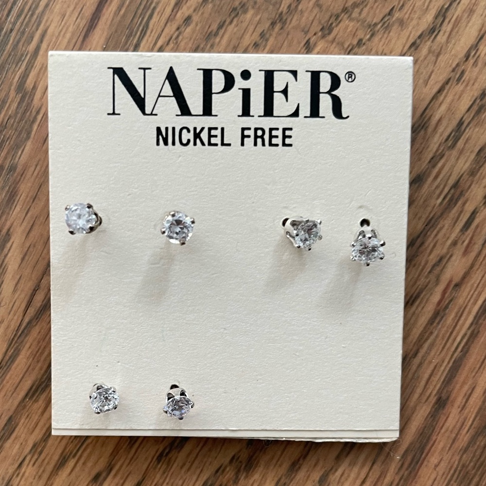 CZ earrings